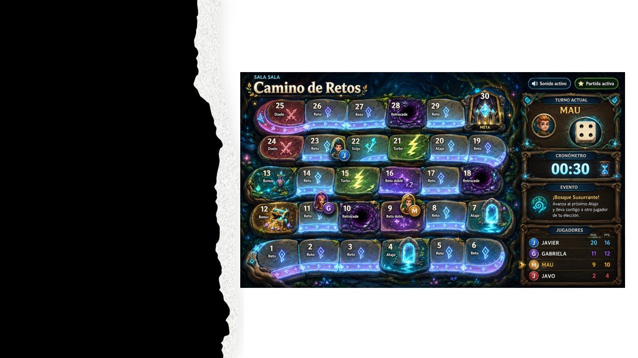 Camino de Retos para eventos